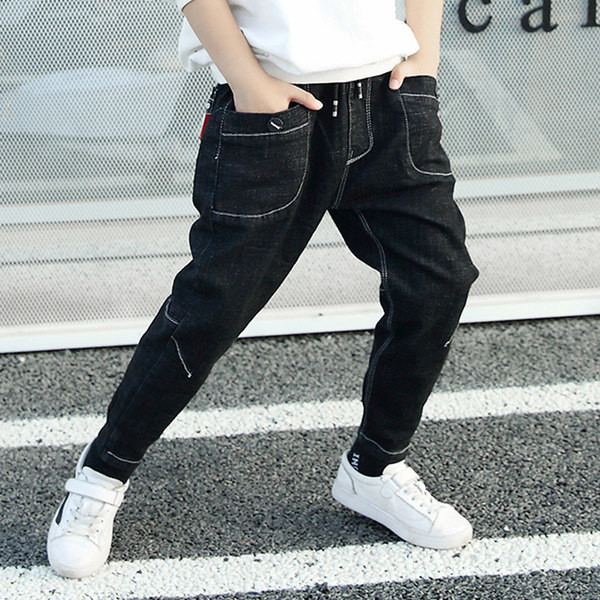 Elegantne traperice za dječake s vezicama i džepom