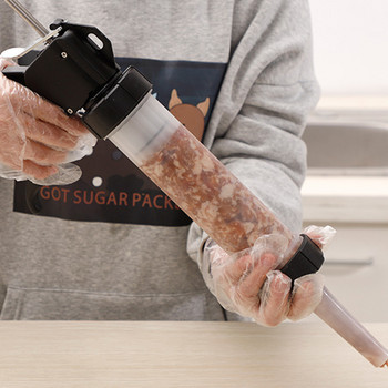 Sausage Maker Sausage Stuffer Jerky Gun Manaul Meat Syringe Home Made Homemade Sausage Tool Μικρό εργαλείο λουκάνικου Γεμιστικό λουκάνικου