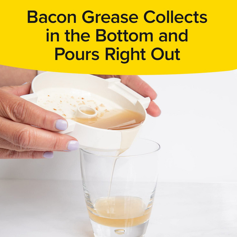 Suport pentru slănină pentru cuptor cu microunde Grătar de grătar din PP, grătar cu rezistență la temperaturi înalte, tavă pentru carne, cuptor cu microunde pentru slănină, raft pentru gătit