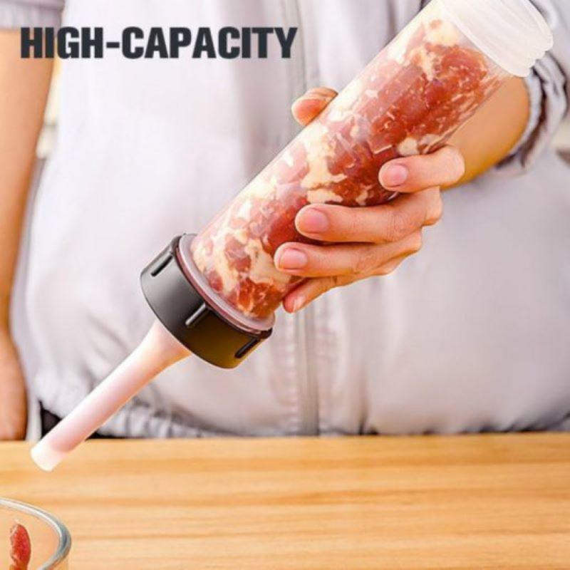 Dešrų įdaru mašinos rankinis dešrų gaminimo aparatas Maisto kokybės virtuvės įrankis Mėsos įdaro užpildas Greitas dešrų užpildymo įrankis