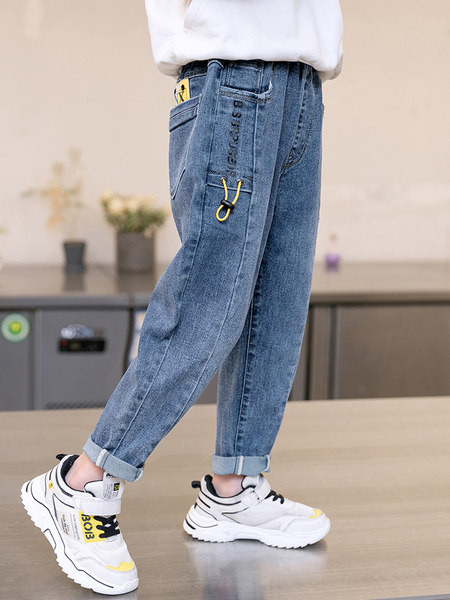 Blugi pentru copii cu buzunar in doua culori