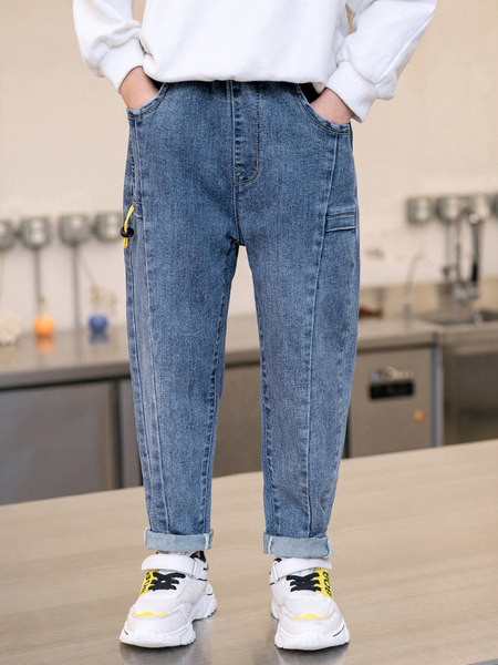 Blugi pentru copii cu buzunar in doua culori