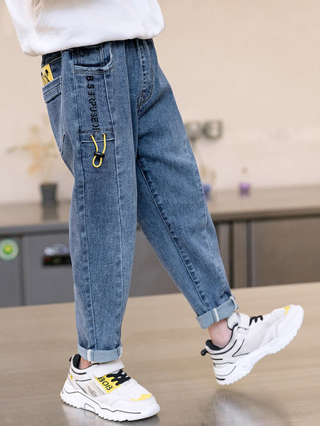 Blugi pentru copii cu buzunar in doua culori