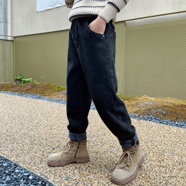 Blugi de iarna pentru copii pentru baieti cu captuseala