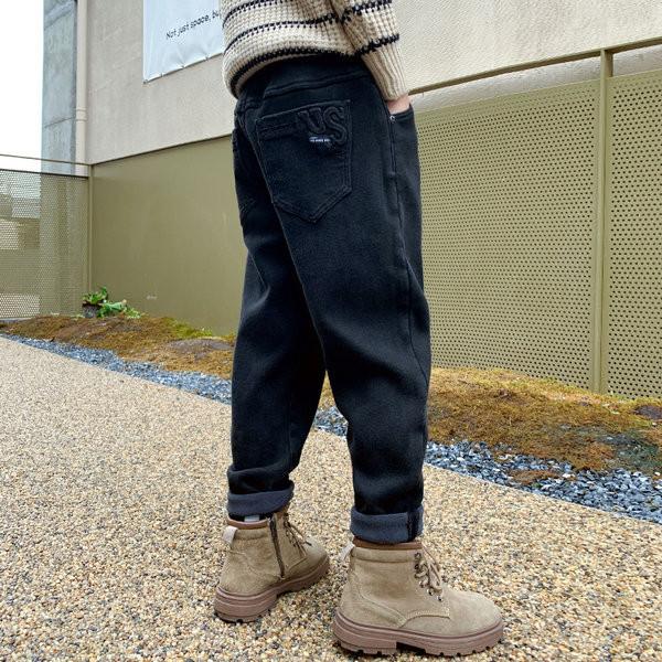 Blugi de iarna pentru copii pentru baieti cu captuseala