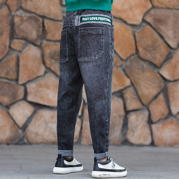 Rudens-žiemos vaikiški džinsai berniukams