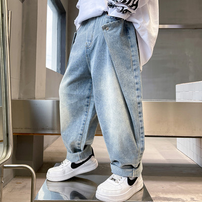 Blugi copii model lat cu buzunar