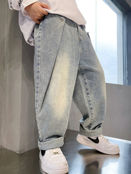 Blugi copii model lat cu buzunar