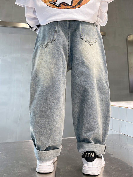 Blugi copii model lat cu buzunar