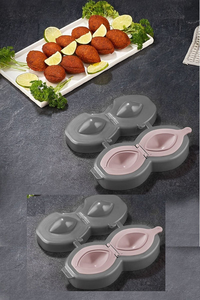 2021 Noua mașină turcească Kibbeh 1-2-3 buc. Mucegai manuală pentru găluște, instrument de tocat carne rapidă, găluște, suport umplut, aplicație ușoară de gătit