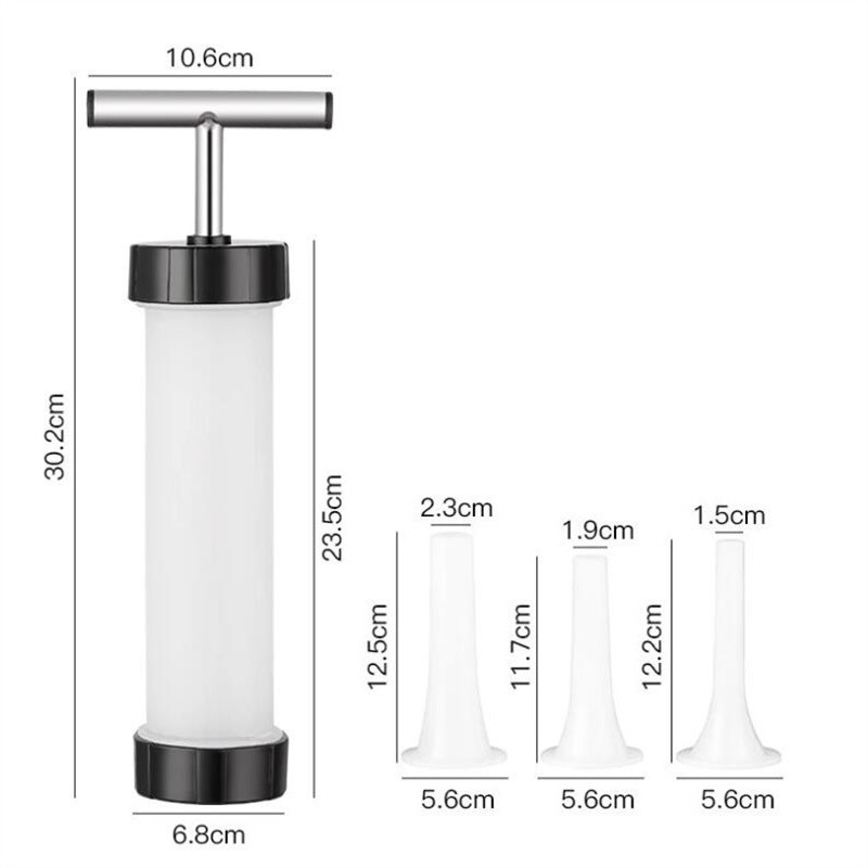 Dešros įdaru Jerky Gun Manaul mėsos švirkštas Naminis Naminis Dešros įrankis Dešros užpildas Namų virtuvės įrankis