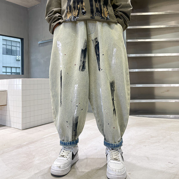 Rudeniniai džinsai berniukams su kišenėmis naujo modelio