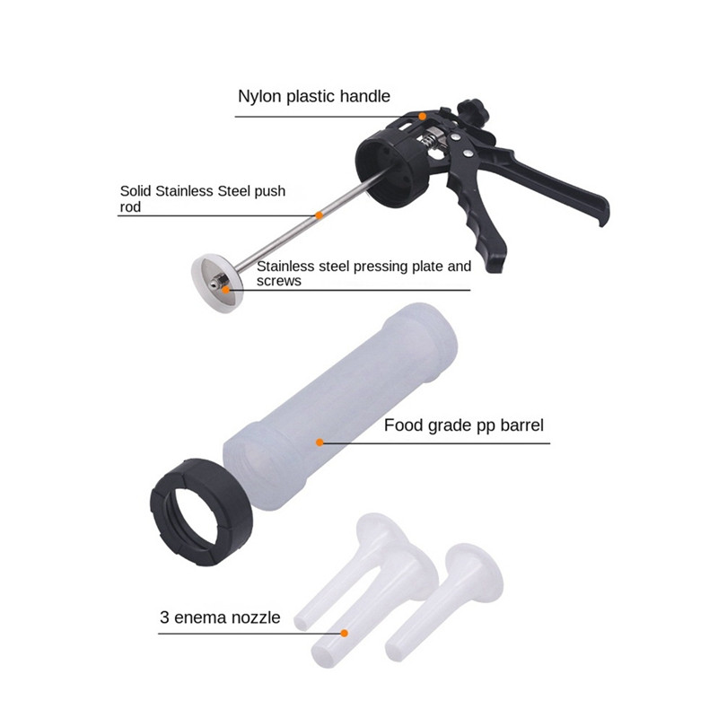 Aparat za izradu kobasica Punilica za kobasice Ručna šprica za meso Alat za domaće domaće kobasice Alat za male kobasice Punilo za kobasice