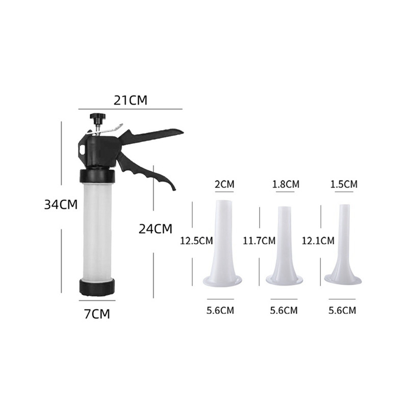 Promocija! Aparat za izradu kobasica Punilica za kobasice Ručna štrcaljka za meso Alat za domaće domaće kobasice Mali alat za kobasice Punilo za kobasice
