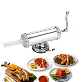 Naminis rankinis nerūdijančio plieno dešrų užpildas dešrų gamintojas dešrų švirkštas virtuvės mėsos įrankis Mėsos dešros įdaru virtuvės įrankis