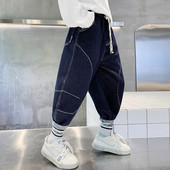 Model nou de blugi pentru copii cu sireturi si buzunar