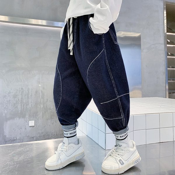 Model nou de blugi pentru copii cu sireturi si buzunar