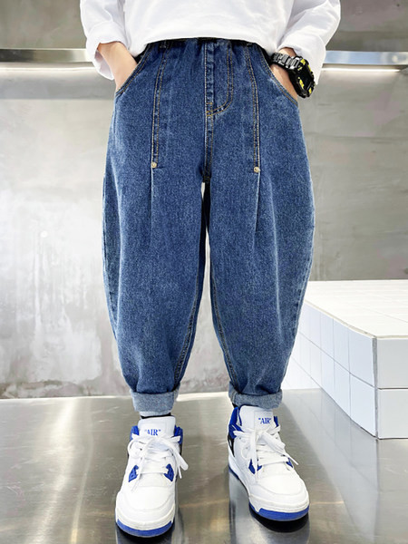 Jesenske traperice za dječake s džepom