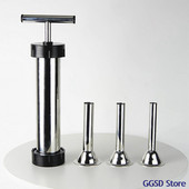 Naminis dešrelių įdaras nerūdijančio plieno dešrų užpildymo mašina švirkštas mėsos užpildas rankinis dešrainių dešrelių virimo aparatas virtuvės įrankiai