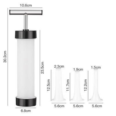 Dešros įdaru Jerky Gun Manaul mėsos švirkštas Naminis Naminis Dešros įrankis Mažas Dešros įrankis Dešros užpildas