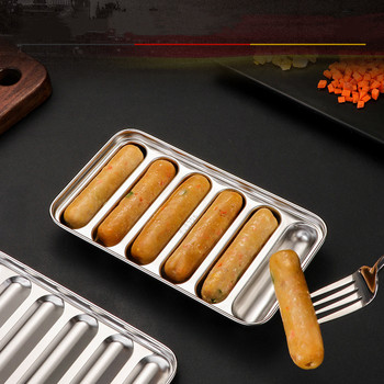 Καλούπι λουκάνικου από ανοξείδωτο ατσάλι Making Παιδικό συμπλήρωμα διατροφής Hot Dog Mold Diy Baked Ham Sausage Box Gadgets κουζίνας για ενήλικες