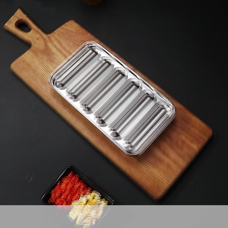 Kalup za kobasice Od nehrđajućeg čelika Izrada dječjih dodataka prehrani Kalup za hrenovke Diy Kutija za pečenu šunku Kuhinjski dodaci za odrasle