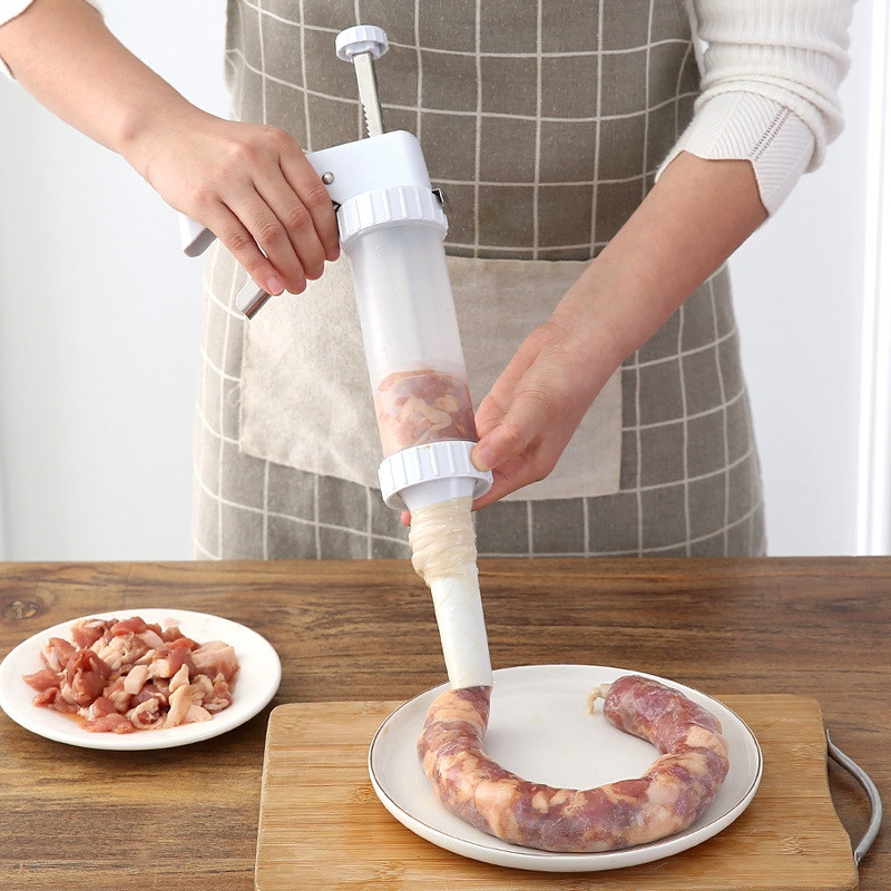 Sausage Salami Maker Mėsos užpildymo įrankiai dešrų mėsos įdarui Užpildas Rankiniu būdu valdomos dešros mašinos Piltuvo antgalis CNIM Hot