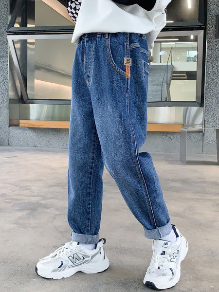 Ležerni dječji traperice clean model s džepom