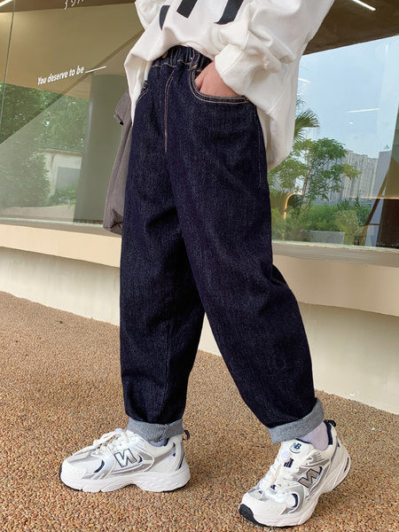 Ležerne traperice s džepom za dječake