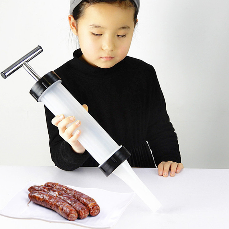 Rankinis užpildas Sausage Maker Dešrų užpildymo mašinos švirkštas Namuose Namų Naudojamas Mažas Dešros įrankis Dešros užpildymo mėsmalė
