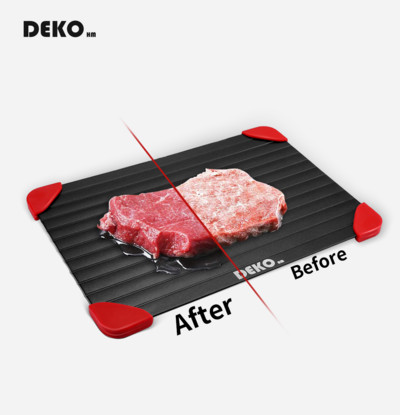 DEKO Magic Fast Defrosting Tray Thawing Chopping Board Thaw Food Fruit Steak Meat Seafood Quickly Kitchen Gadgets Tools