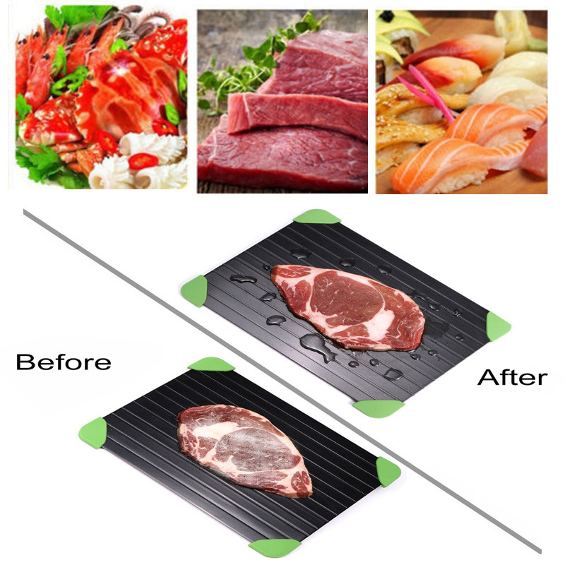 Greito atšildymo lenta Greito atitirpinimo lentos atitirpinimo padėklas Atšildyti šaldytą maistą Mėsa Vaisiai Greito atšildymo lėkštė 3 mm atitirpinimo stalas