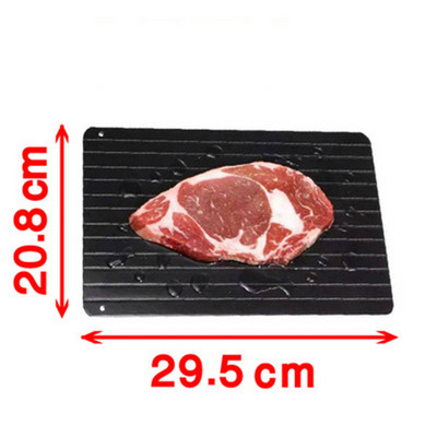 Kiirsulatusalus Kiirsulatusplaadi võluplaat külmutatud toiduainetele Toiduohutu alumiiniumist kiirsulatusalus köögis