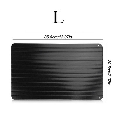 Greito atitirpinimo padėklas Atitirpinti šaldytą maistą mėsą vaisius greito atitirpinimo lėkštės plokštės atitirpinimo virtuvės prietaiso įrankio atitirpinimo padėklas