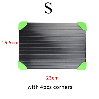 Greito atitirpinimo padėklas Atitirpinti šaldytą maistą mėsą vaisius greito atitirpinimo lėkštės plokštės atitirpinimo virtuvės prietaiso įrankio atitirpinimo padėklas