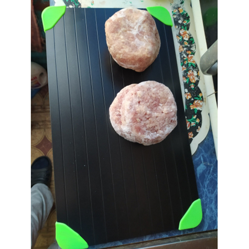 Greito atitirpinimo padėklas Atitirpinti šaldytą maistą Mėsa Vaisiai Greitas atitirpinimas Jūros gėrybių atšildymo lentos lėkštė Virtuvės įtaiso įrankio atitirpinimo padėklas