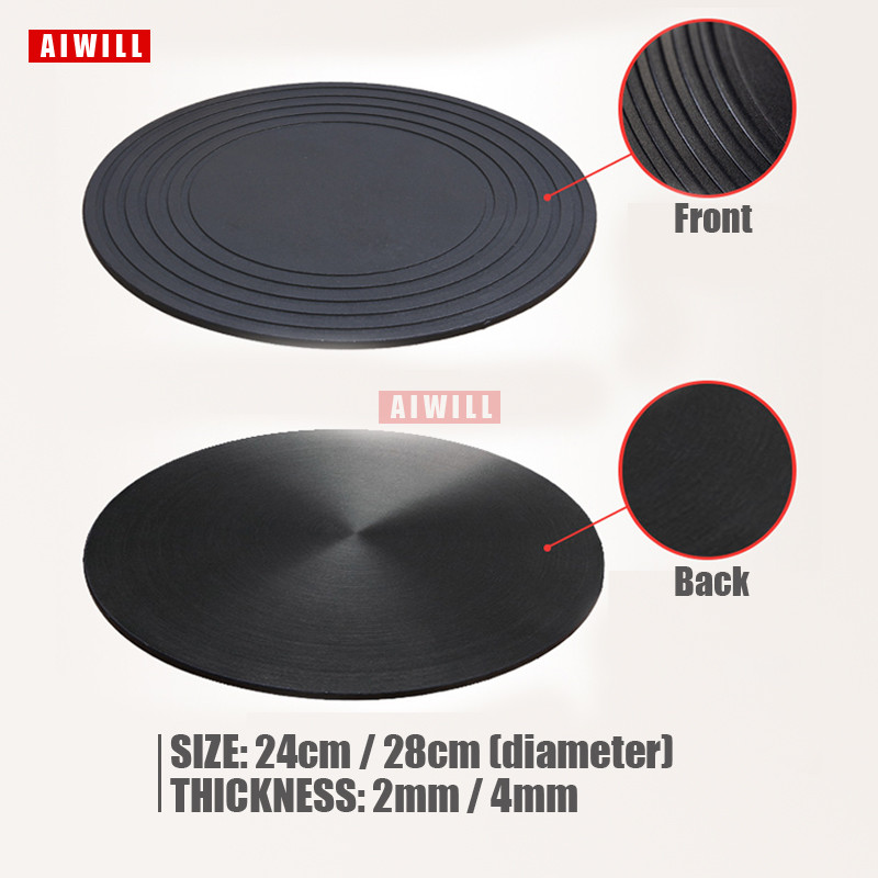 AIWILL Quick Magic Ledo virtuvės atitirpinimo lenta Greito atitirpinimo plokštė Šilumos perdavimo plokštės emalio apsauga Apatinė keptuvė 2in1