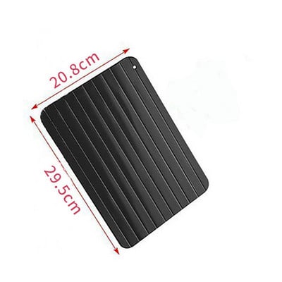 Ātrās atkausēšanas paplāte Dabiskā atkausēšanas plāksne saldētai gaļai Rapid Miracle Thaw Mat Pad atkausēšanas plāksnes dēļi Virtuves instrumenti