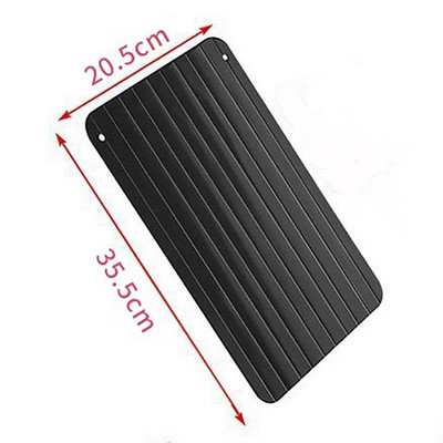 Ātrās atkausēšanas paplāte Dabiskā atkausēšanas plāksne saldētai gaļai Rapid Miracle Thaw Mat Pad atkausēšanas plāksnes dēļi Virtuves instrumenti