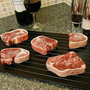 1 τμχ Δίσκος απόψυξης Τροφίμων Κρέας Χοιρινό Κρέας Ξεπαγωμένο σε λεπτά Εργαλεία Απόψυξης Κουζίνας Δίσκος απόψυξης Εργαλείο κουζίνας
