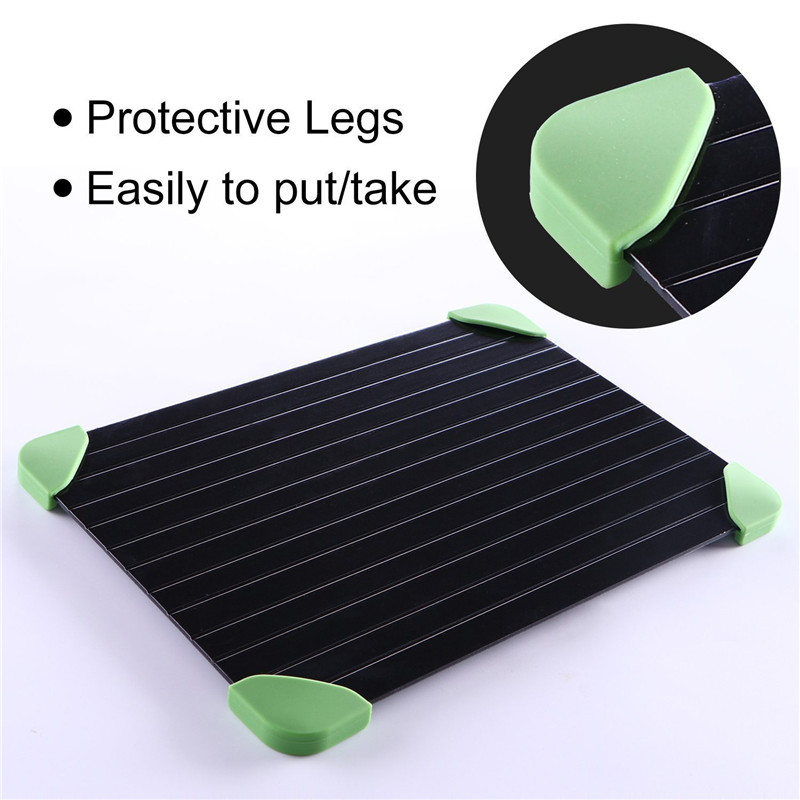 Tavă de dezghețare rapidă Dezghețați alimente congelate Carne fructe Dezghețare rapidă Placă Dezghețare Ustensile de bucătărie Ustensile Decongelare