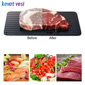 Gyors kiolvasztó tálca fagyasztott élelmiszerekhez Hús Természetes kiolvasztás tányér Steak Gyors kiolvasztó tányér deszka Konyhai kütyük Főzőeszközök