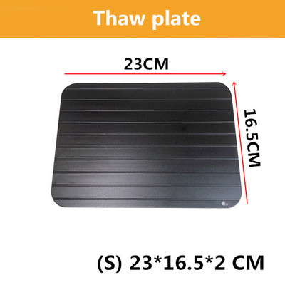 Greito atitirpinimo padėklas Atitirpinti šaldytą maistą mėsą vaisius greito atšildymo lėkštės atitirpinimo virtuvės įrankis