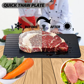 Virtuvės prietaisas Greito atitirpinimo padėklas maistui Mėsa Vaisiai Jūros gėrybės Greitas atitirpimas Kepimo lėkštės Atšildymas Namų įrankiai
