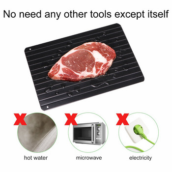 Εργαλείο 1 τμχ Κουζίνας Γρήγορης απόψυξης Δίσκος κοπής Δίσκος γρήγορης απόψυξης Πλάκα γρήγορης απόψυξης για κατεψυγμένα κρέατα τροφίμων
