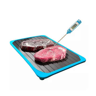 1 buc Tavă de dezghețare rapidă Dezghețare rapidă Alimente congelate Carne Fructe Placă de dezghețare rapidă Tavă de dezghețare Dezghețare Master Gadgets de bucătărie