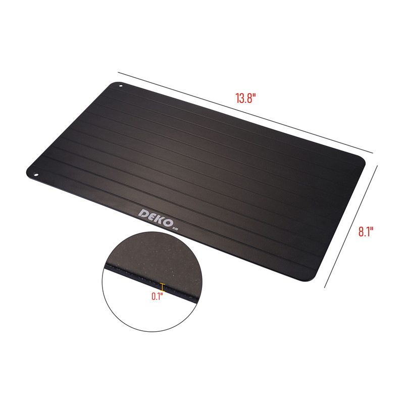 DEKO Magic kiolvasztó tálca élelmiszerekhez Gyors kiolvasztás tenger gyümölcsei kiolvasztó deszka tányér steak hús telephelyhez Új konyhai eszközök