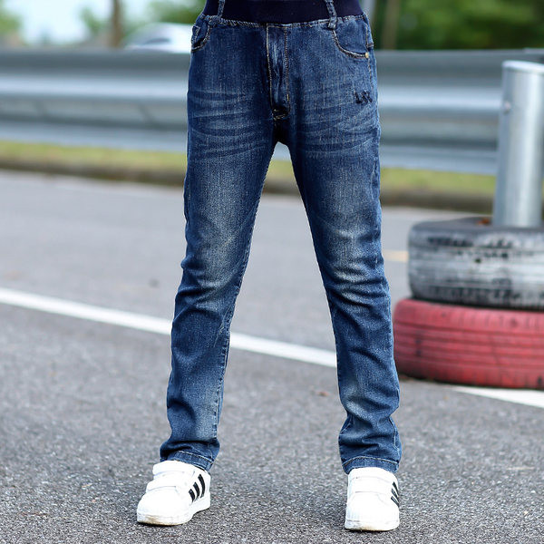 Tavaszi-őszi farmer fiúknak zsebbe illő modellel