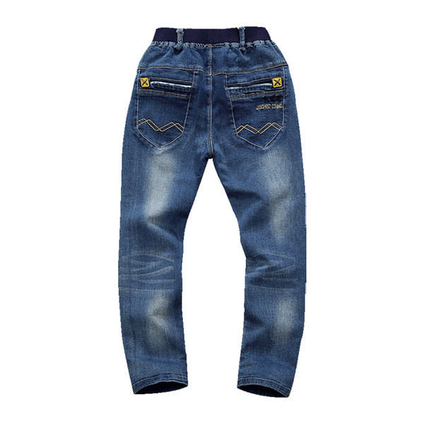 Tavaszi-őszi farmer fiúknak zsebbe illő modellel