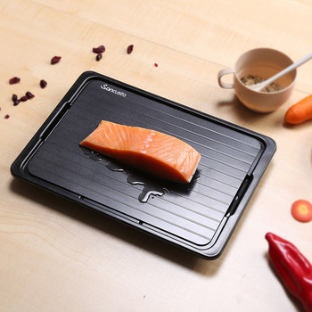 Δίσκος Γρήγορης Απόψυξης με Καθαριστικό Εργαλείο κουζίνας DIN889 απόψυξης παγωμένου κρέατος Πλάκα απόψυξης τροφίμων